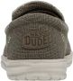 Hey Dude Casual Slip-On Canvas Schoen Brown Heren - Thumbnail 12