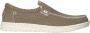 Hey Dude Casual Slip-On Canvas Schoen Brown Heren - Thumbnail 7