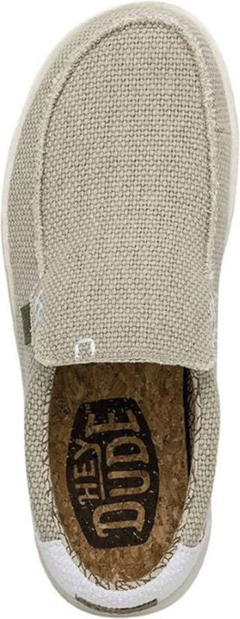 HEYDUDE Mikka Braided Instappers Heren Wit