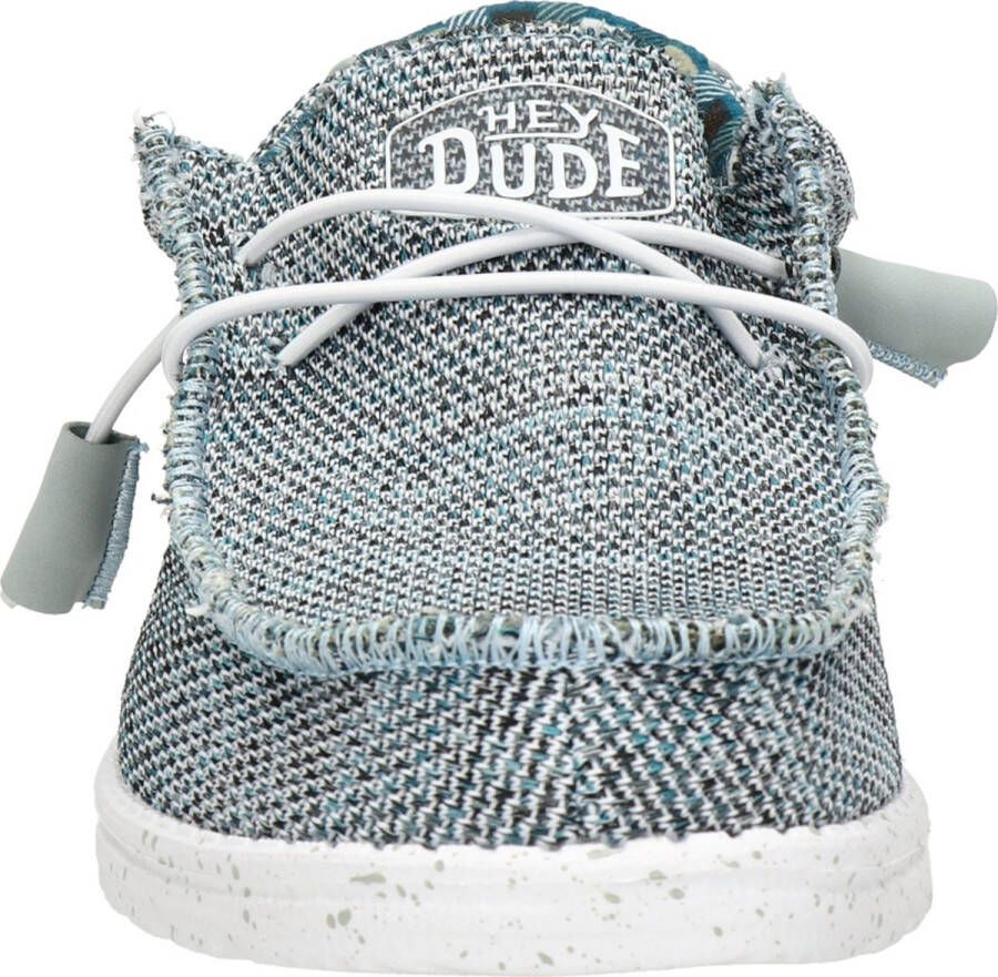 Hey Dude HEYDUDE Wally SOX Instappers grijs Canvas Heren - Foto 3