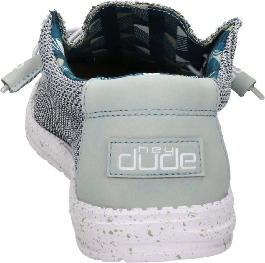 Hey Dude HEYDUDE Wally SOX Instappers grijs Canvas Heren - Foto 5