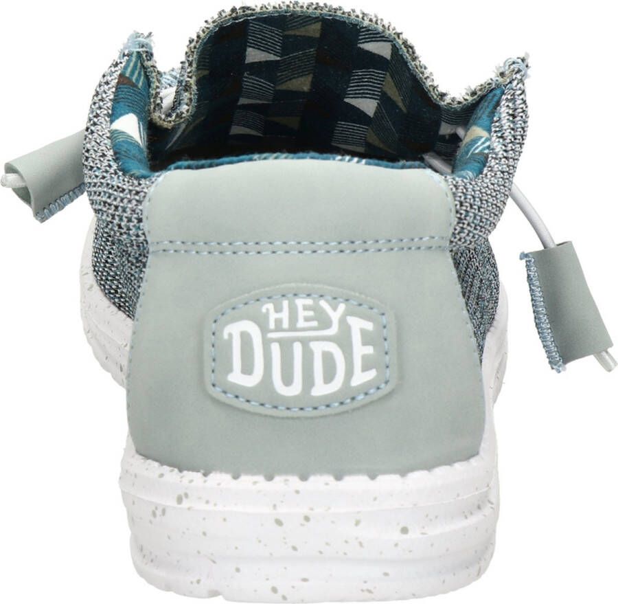 Hey Dude HEYDUDE Wally SOX Instappers grijs Canvas Heren - Foto 6