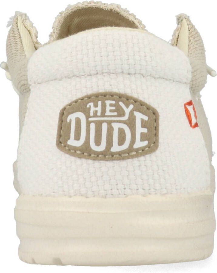 HEYDUDE Wally Braided Instappers wit Canvas