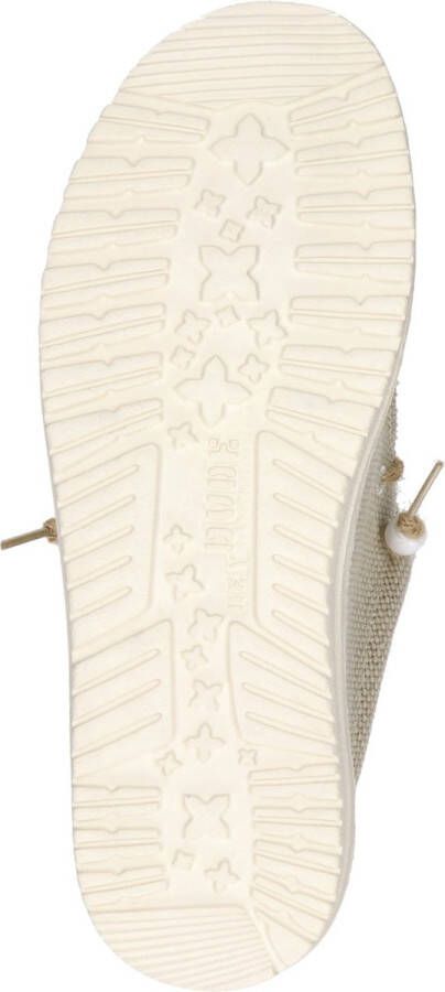 HEYDUDE Wally Braided Instappers wit Canvas