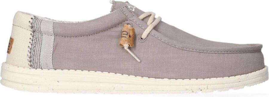 HEYDUDE Wally Break Stitch Heren Instappers Grey Grijs HD40015