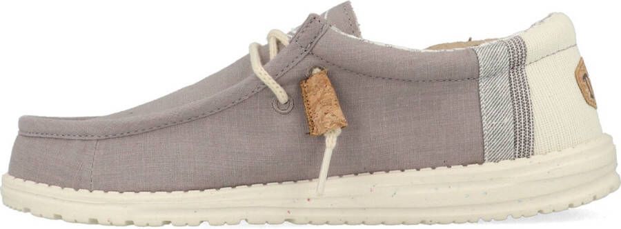 HEYDUDE Wally Break Stitch Heren Instappers Grey Grijs HD40015