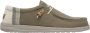 Hey Dude Ademende Baseball-geïnspireerde Wally Break Stitch Sneaker Green Heren - Thumbnail 3