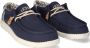 HEYDUDE Wally Break Stitch Heren Instappers Navy Blauw HD40015 - Thumbnail 4