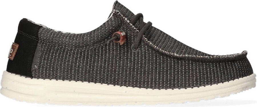 HEYDUDE Wally Eco Sox Heren Instappers Charcoal Grijs HD40007