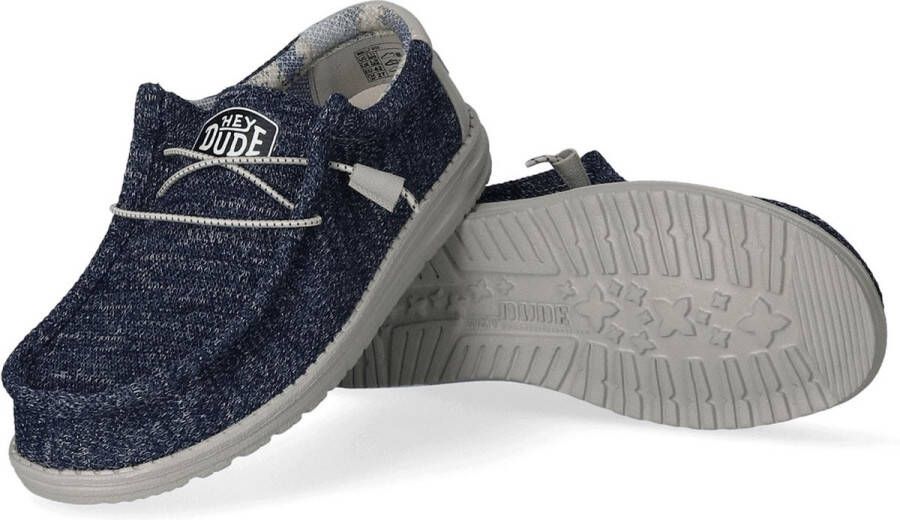 HEYDUDE Wally Sox Heren Instappers Moonlit Ocean Blauw HD40019-4ML