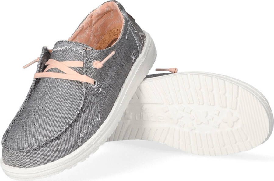 HEYDUDE Wendy Boho Dames Instappers Grey