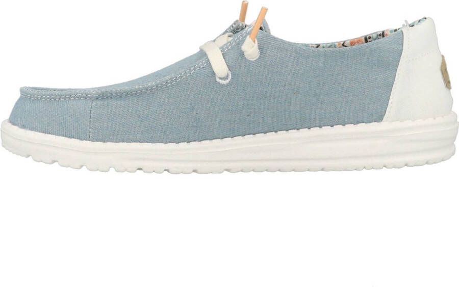 HEYDUDE Wendy Boho Veterschoenen blauw Canvas Dames