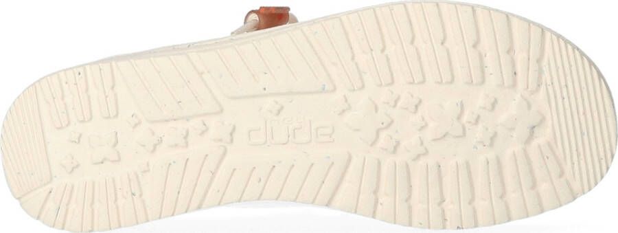 HEYDUDE Wendy Knit Dames Instappers White Wit HD40062