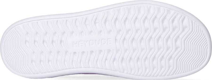 HEYDUDE Wendy Rise Eyelet Dames Instappers Violet