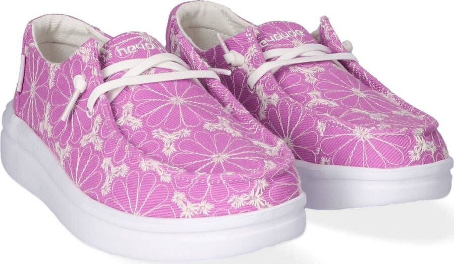HEYDUDE Wendy Rise Eyelet Dames Instappers Violet