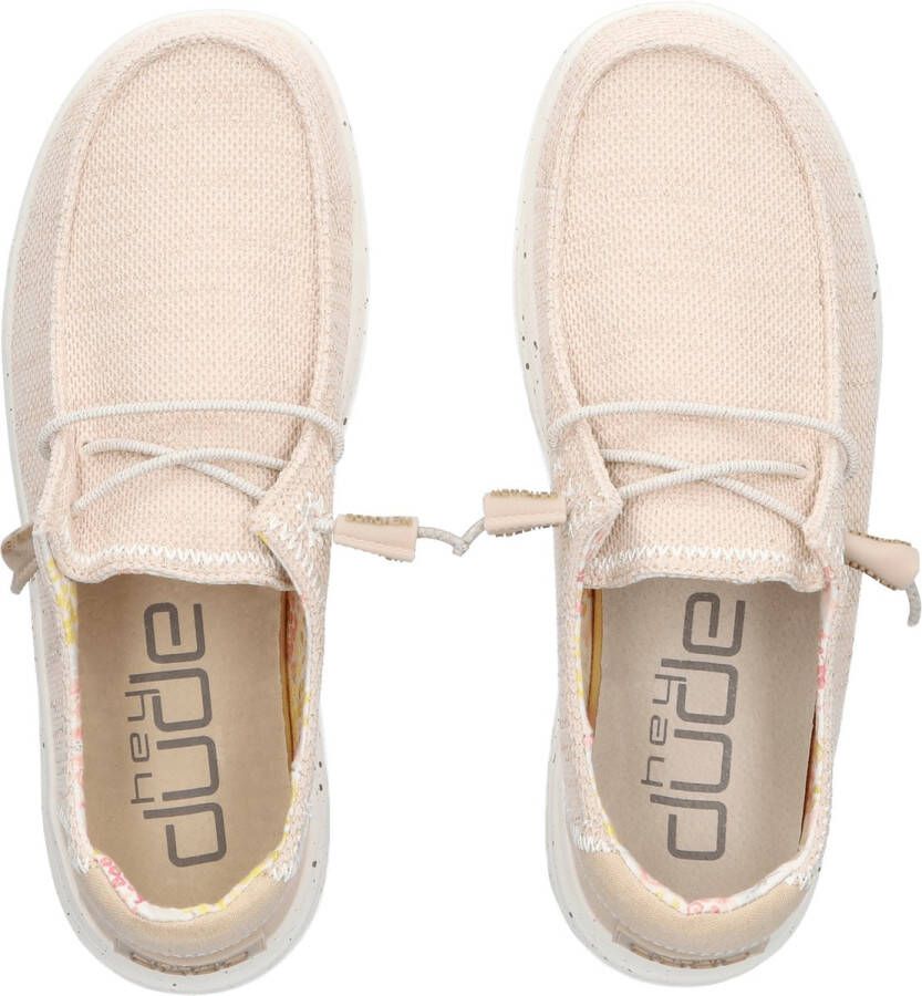 HEYDUDE Wendy Rise Stretch Dames Instappers Dove Taupe HD40076-1KV