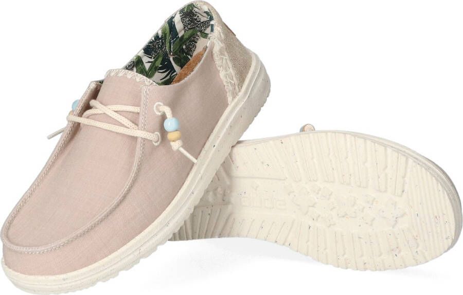 HEYDUDE Wendy Sage Instappers beige Canvas Dames