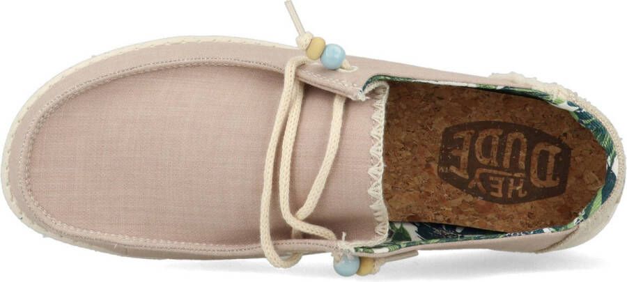 HEYDUDE Wendy Sage Instappers beige Canvas Dames