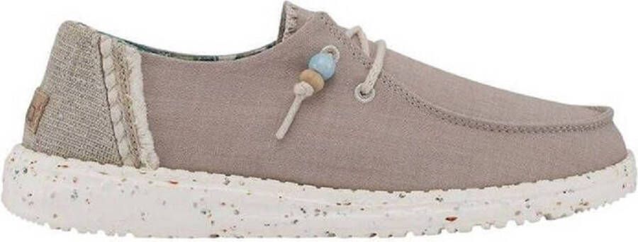 HEYDUDE Wendy Sage Instappers beige Canvas Dames