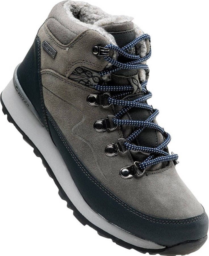 Hi-Tec Midora Mid WP Wandelschoenen Middle Grey Dark Grey Lake Blue Dames