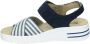 Hickersberger 2641~~~~~~~~~~~~~~~~~~~~~~~~~~ Sandalen met hakDames Sandalen Blauw - Thumbnail 2