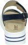 Hickersberger 2641 Volwassenen Sandalen met hakDames Sandalen Blauw - Thumbnail 3