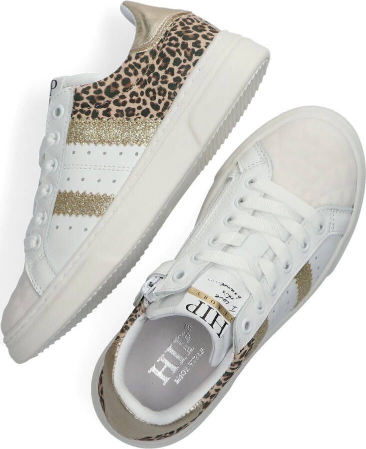 Hip H1261 Lage sneakers Leren Sneaker Meisjes Wit