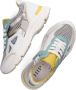 Runner Sneaker H1682 Lage sneakers Leren Sneaker Meisjes Wit - Thumbnail 5