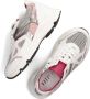 Runner Sneaker H1682 Lage sneakers Leren Sneaker Meisjes Wit - Thumbnail 6