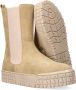 Bruin Tinten H2368 Chelsea boots Enkellaarsjes Meisjes Beige - Thumbnail 2