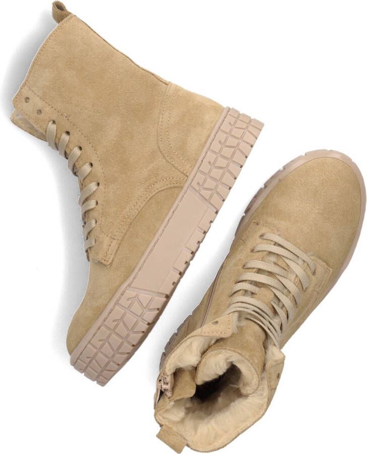 Hip H2539 Enkelboots Enkellaarsjes Meisjes Beige