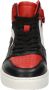 Hip H1665 Black Red White Sneakers hoge-sneakers - Thumbnail 4