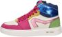 Hip H1665 Fuchsia Combi Sneakers hoge-sneakers - Thumbnail 2