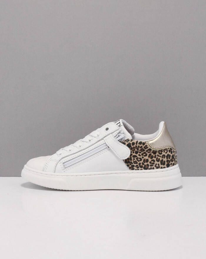 Hip H1261 Lage sneakers Leren Sneaker Meisjes Wit