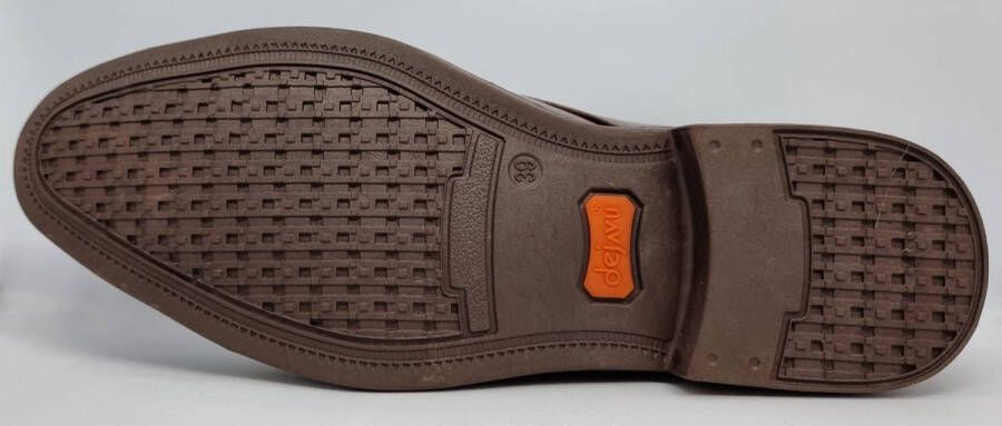 Hitman Schoenen DEJAVU Heren Instappers Heren Loafers Bruin