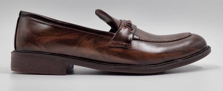 Hitman Schoenen DEJAVU Heren Instappers Heren Loafers Bruin