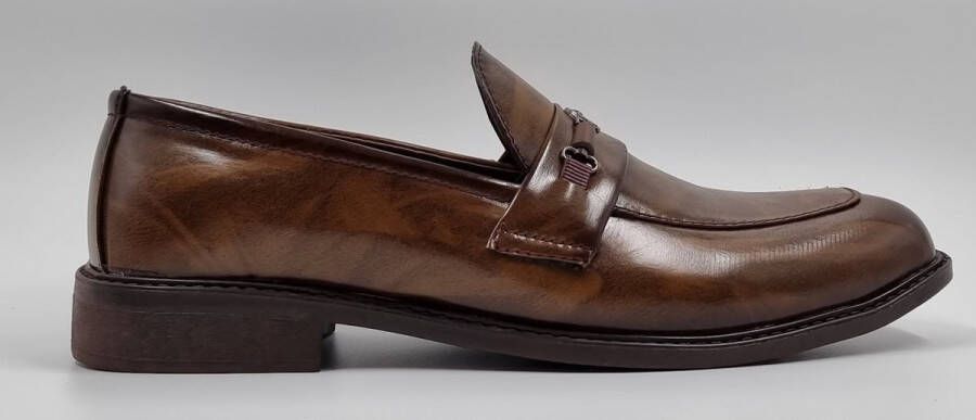 Hitman Schoenen DEJAVU Heren Instappers Heren Loafers Chickoo