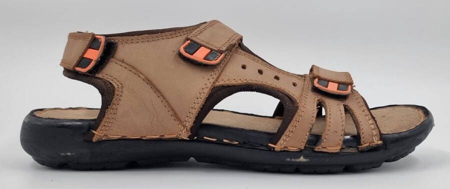 Hitman Schoenen FLICK Heren Sandalen Echt Leer Crème