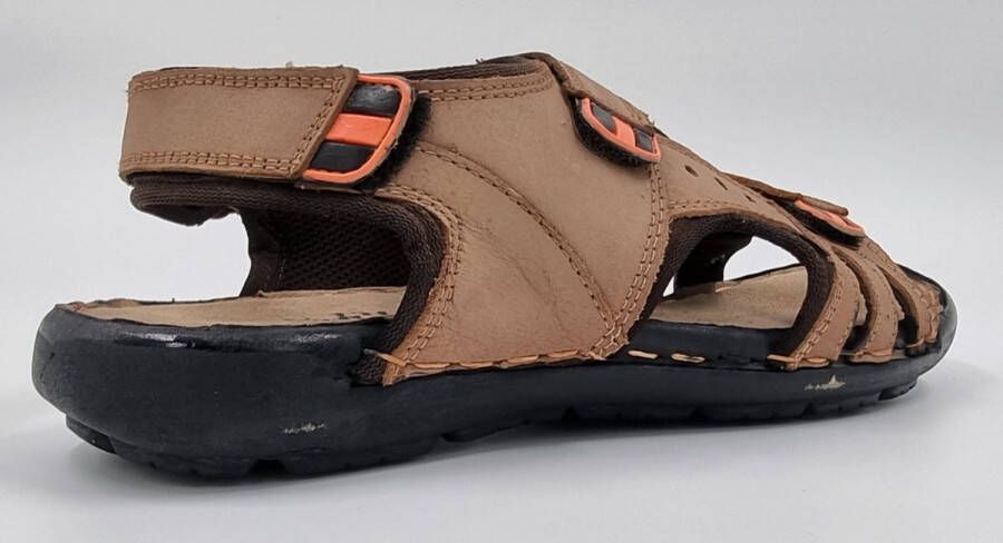 Hitman Schoenen FLICK Heren Sandalen Echt Leer Crème