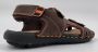 Hitman Schoenen FLICK Heren Sandalen Wandelsandalen Echt Leer Nog 4 andere kleuren Bruin - Thumbnail 4