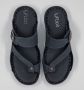 Hitman Schoenen FLICK Heren Slippers Heren Teenslippers Echt Leer Grijs - Thumbnail 8