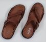 Hitman Schoenen FLICK Heren Slippers Heren Teenslippers Echt Leer Katha - Thumbnail 4