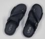 Hitman Schoenen FLICK Heren Slippers Heren Teenslippers Echt Leer Zwart - Thumbnail 8