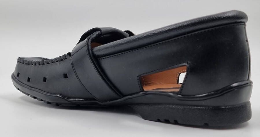 Hitman Schoenen LionStyle Heren Sandalen Echt Leer Zwart