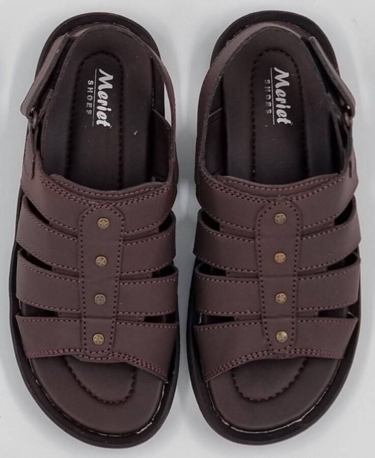 Hitman Schoenen MERIET Heren Sandalen Wandelsandalen Bruin