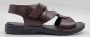 Hitman Schoenen Millat Heren Sandalen Licht Gewicht Heren Sandalen met een Zacht Voetbed Bruin - Thumbnail 3