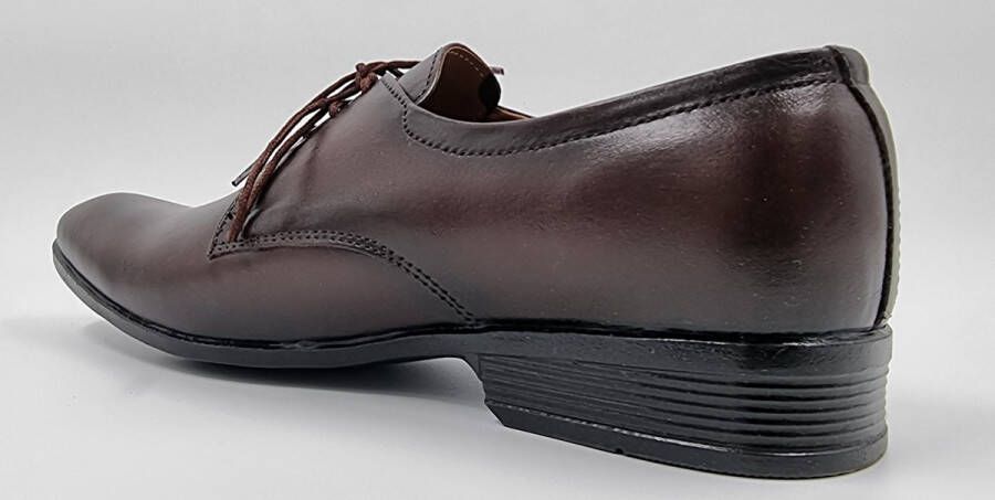 Hitman Schoenen MERIET Herenschoenen Veterschoenen Heren Bruin Echt Leer