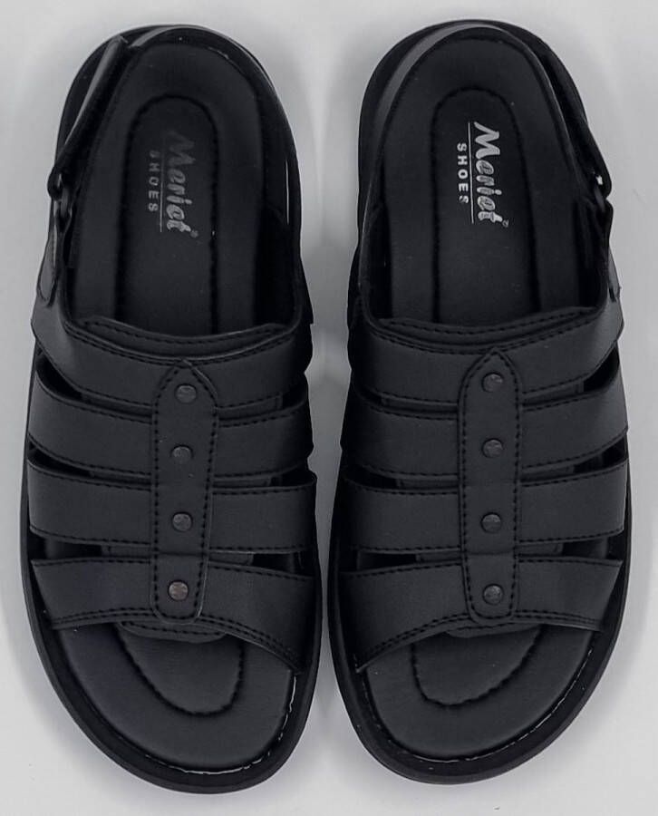 Hitman Schoenen Reewalk Sandalen Heren Mannen Sandalen Licht Gewicht Memory Foam Voetbed Blauw