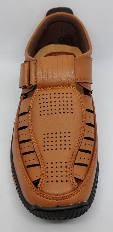 Hitman Schoenen Reewalk Sandalen Heren Mannen Sandalen Licht Gewicht Memory Foam Voetbed Mustard