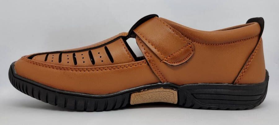 Hitman Schoenen Reewalk Sandalen Heren Mannen Sandalen Licht Gewicht Memory Foam Voetbed Mustard